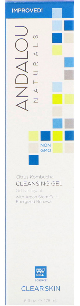 74Andalou Naturals Cleansing Gel Citrus Kombucha Clear Skin