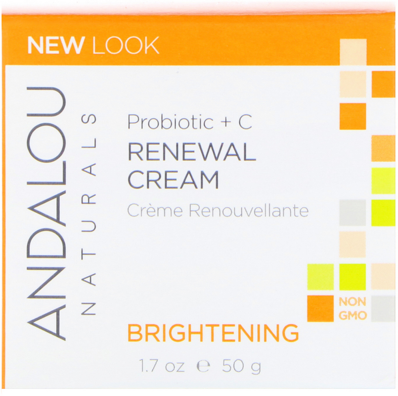 63Andalou Naturals Renewal Cream Probiotic C Brightening