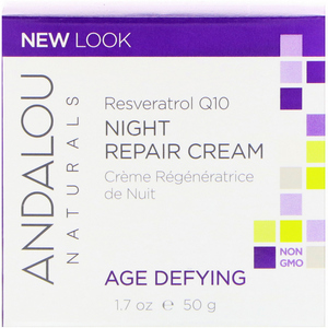 64Andalou Naturals Night Repair Cream ResveratrolAge Defying