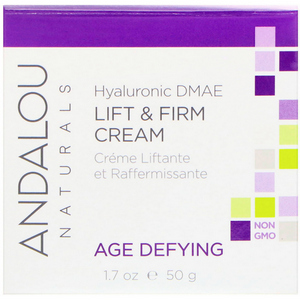 66Andalou Naturals Lift Firm Cream Hyaluronic DMAE