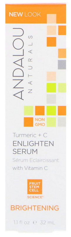 75Andalou Naturals Enlighten Serum Turmeric C Brightening