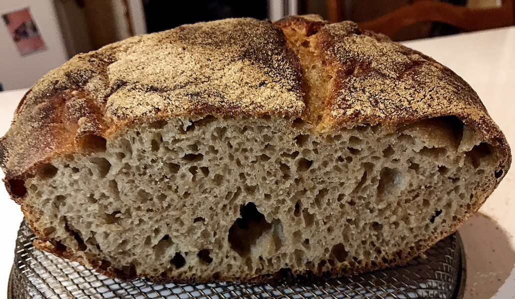 Пористый мякиш - хлеб на ржаной закваске